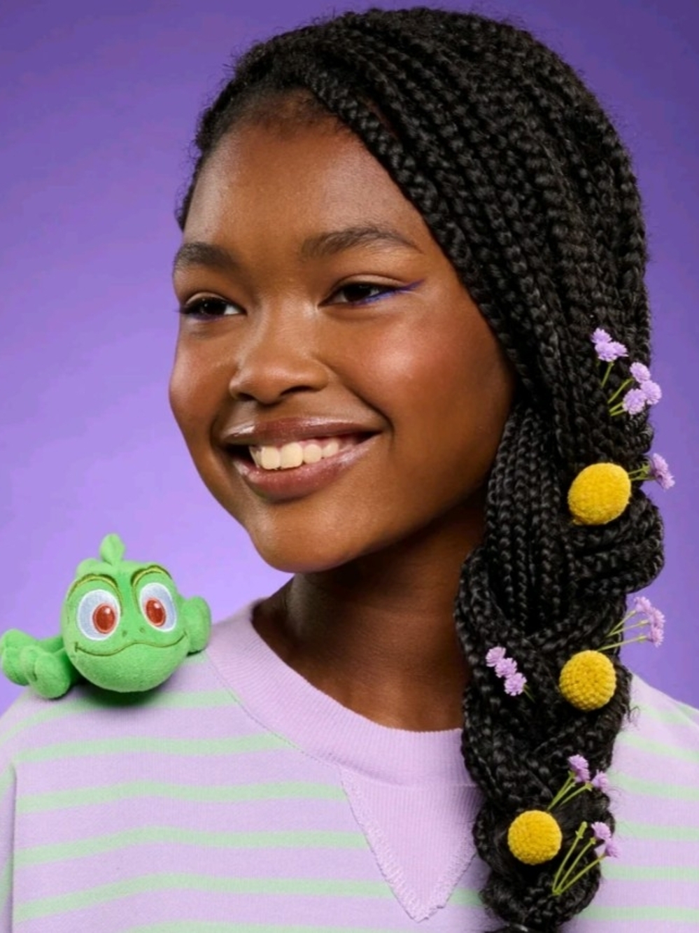 Disney Princess Tangled Perch’d Shoulder Plush Pascal, Collectable 2.25 In Plush